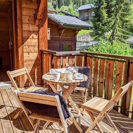 Chalet Robin 4 étoiles calme et proximité avec SPA extérieur Morzine Esterno foto